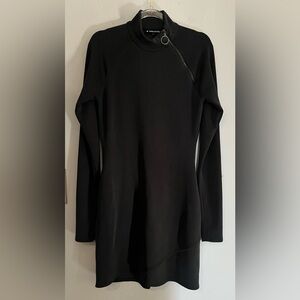THRIVE SOCIETE ZIP MOCK NECK DRESS